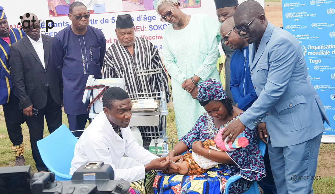 Santé/Lutte contre le paludisme : L’introduction du vaccin antipaludique au Togo lancée à Sokodé 1 Oliver 2025 09 05T141211.542