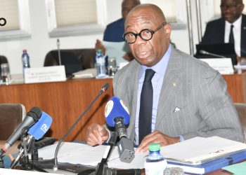 lallocution du president de la BOAD au micro