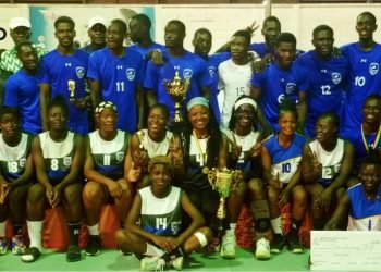 Finales du 9ème championnat seniors de volleyball :  étoile filante sacre (hommes) et AS OTR conserve son titre de vainqueur (dames)