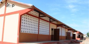 Vue partielle des ouvrages construits