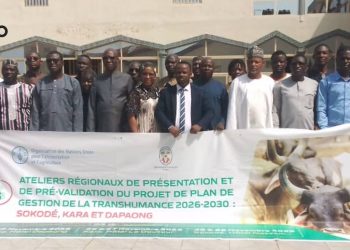 Tchaoudjo :  Pré-validation régionale du Plan de gestion de la transhumance 2026-2030