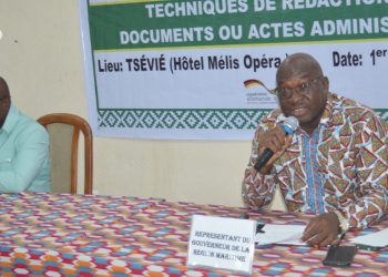 Zio/ Techniques de rédaction des documents ou actes administratifs : L’ANFCT forme des acteurs Régionaux de la décentralisation