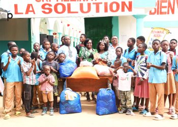 L’association FEEDCOM assiste des enfants vulnérables de ANGE et de l’orphelinat « La Solution »