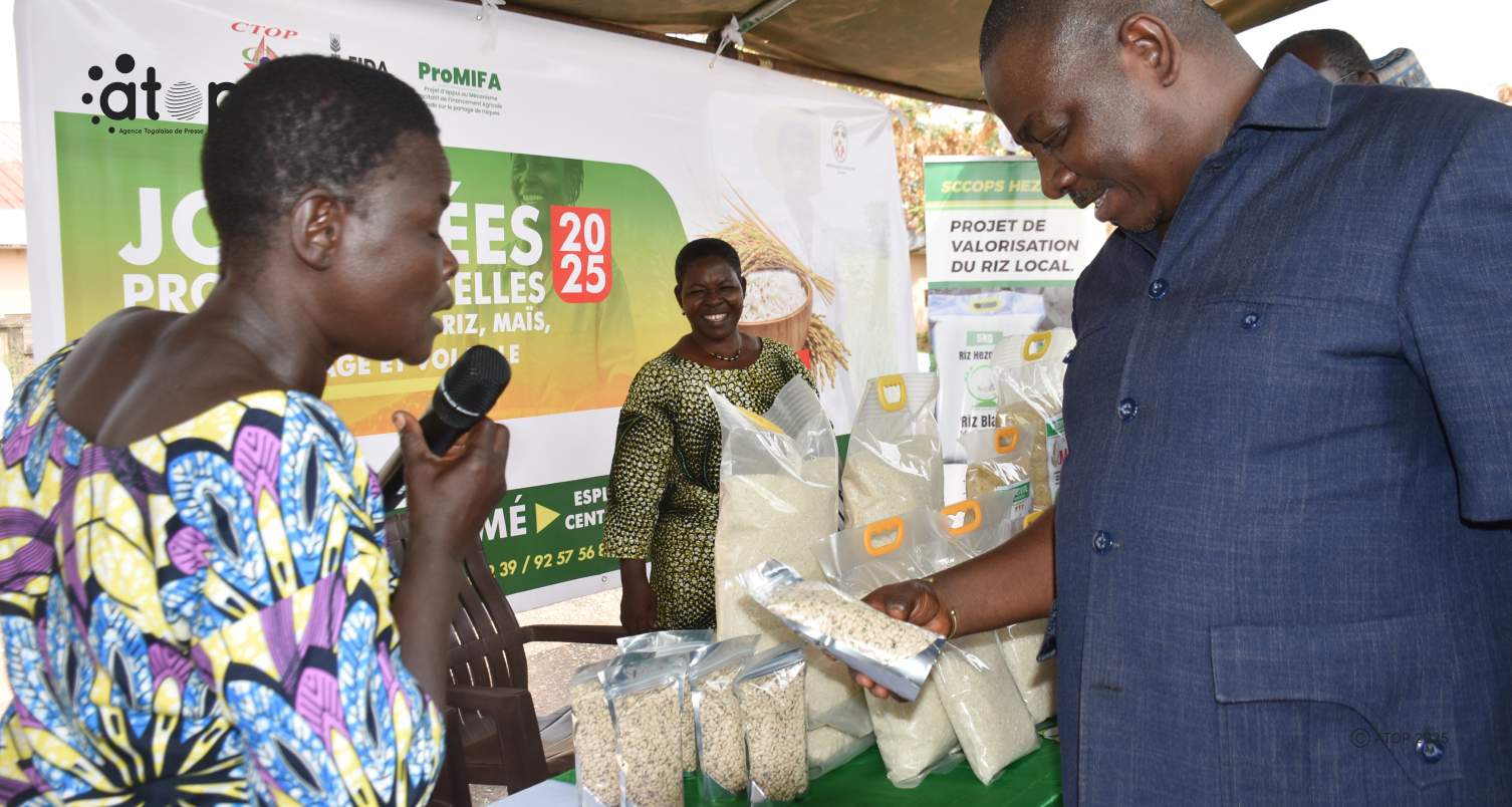 Ogou : des journées promotionnelles des filières riz, volailles et maraichage à Atakpamé 1 Oliver735