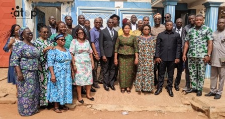 La commune Agoé-Nyivé 1 ouvre sa première session sur la collecte des recettes et le financement des projets 1 10 Les participants