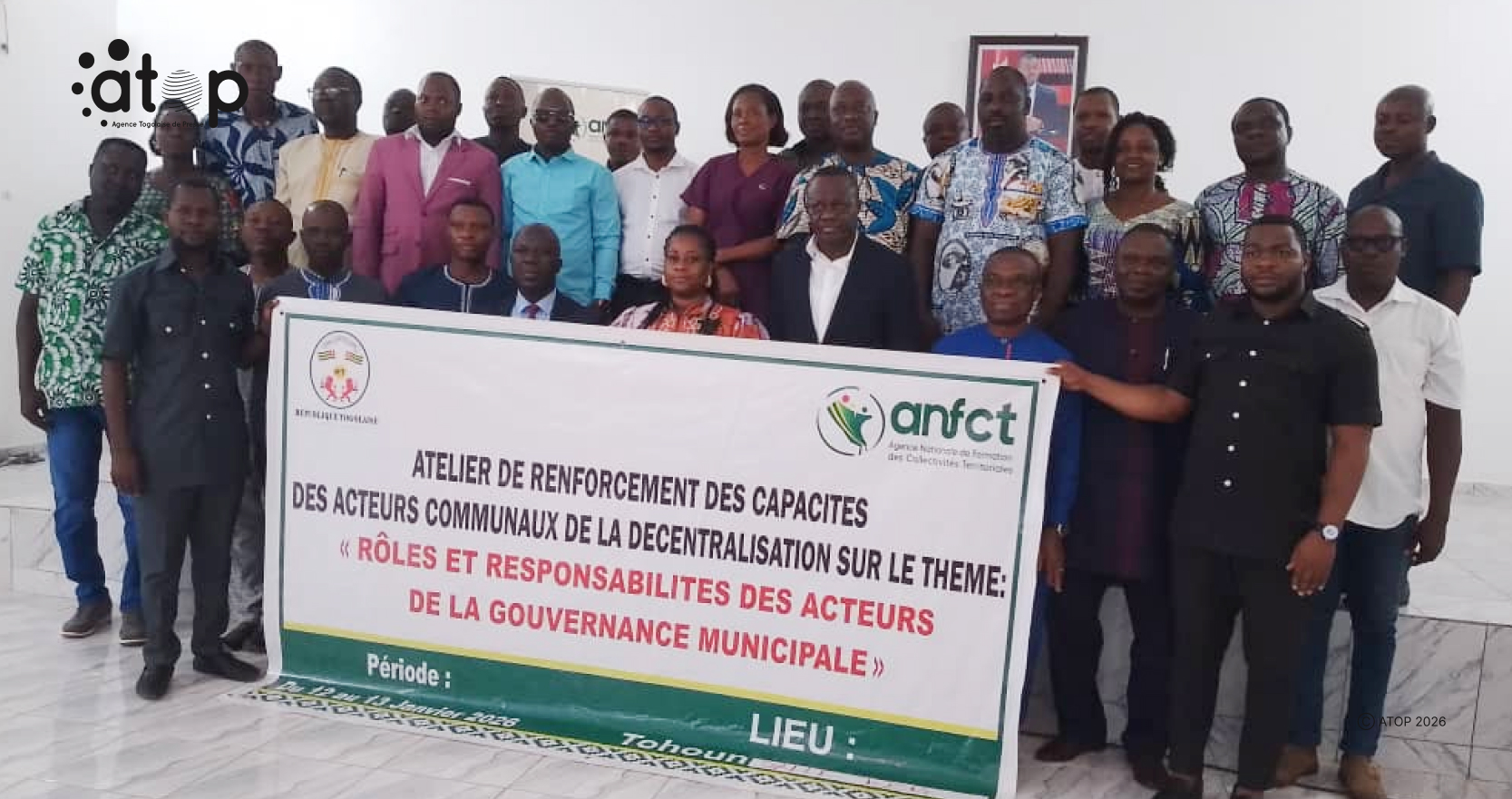 Moyen-Mono/Gouvernance locale : Les conseillers municipaux outillés sur leur rôle et responsabilités 1 4 Des conseillers minicipaux et autorites locales