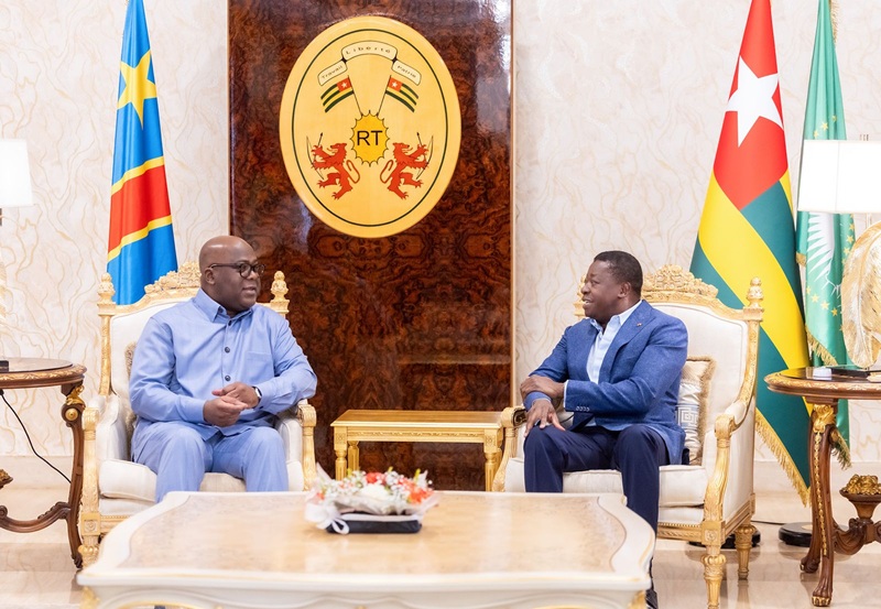Entretien entre Antoine Tshisekedi et Faure Gnassingbe