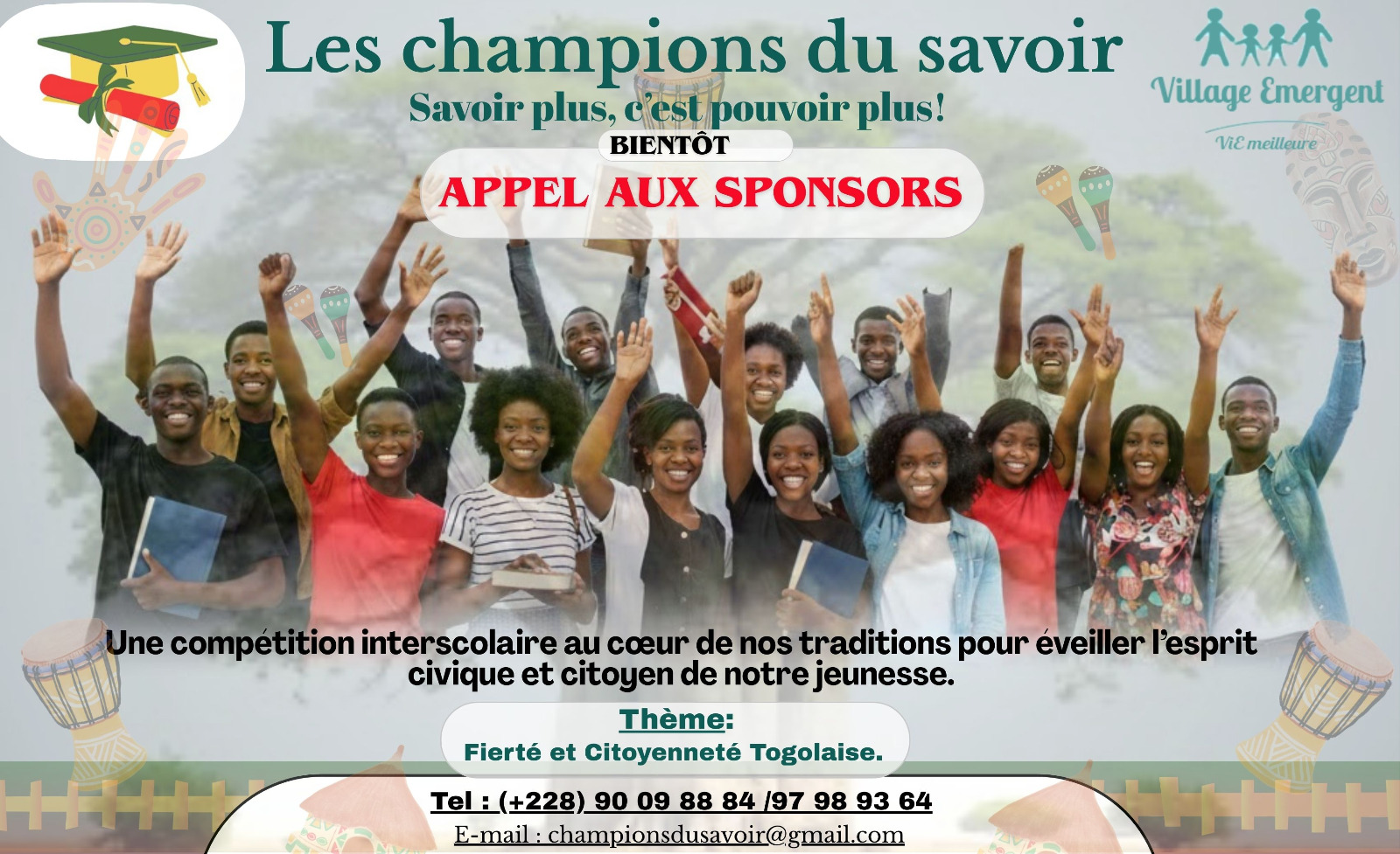 « Les champions du savoir », une compétition interscolaire nationale pour promouvoir l’excellence et la citoyenneté 1 Les champios du Savoirs