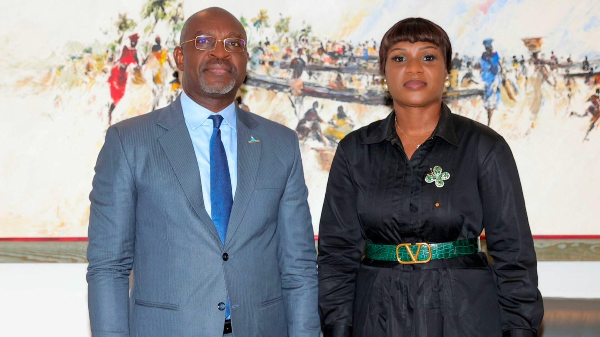Paul Henri Meye et Sandra Johnson
