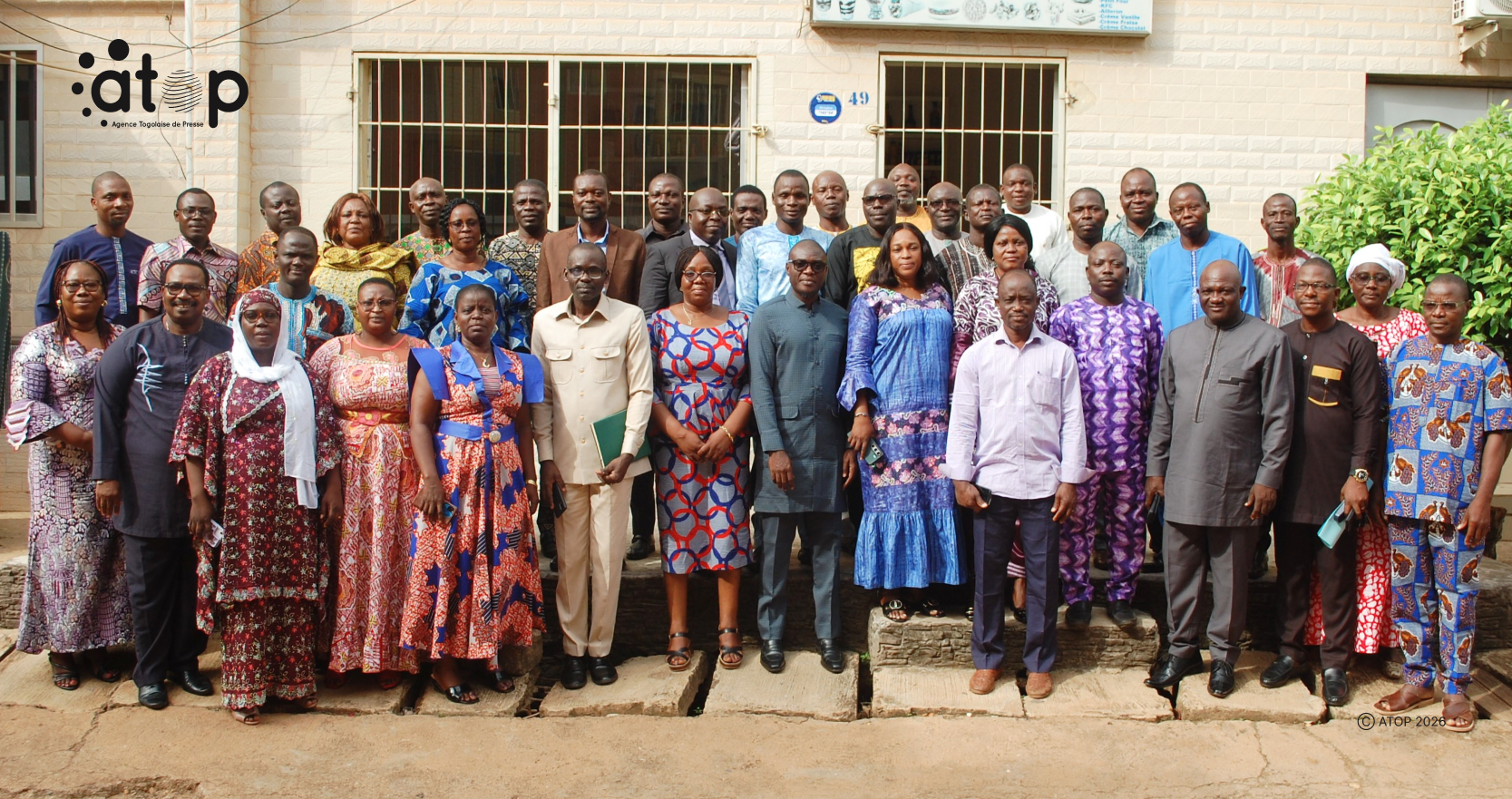 4 Les beneficiaires de la formation pour la photo souvenir