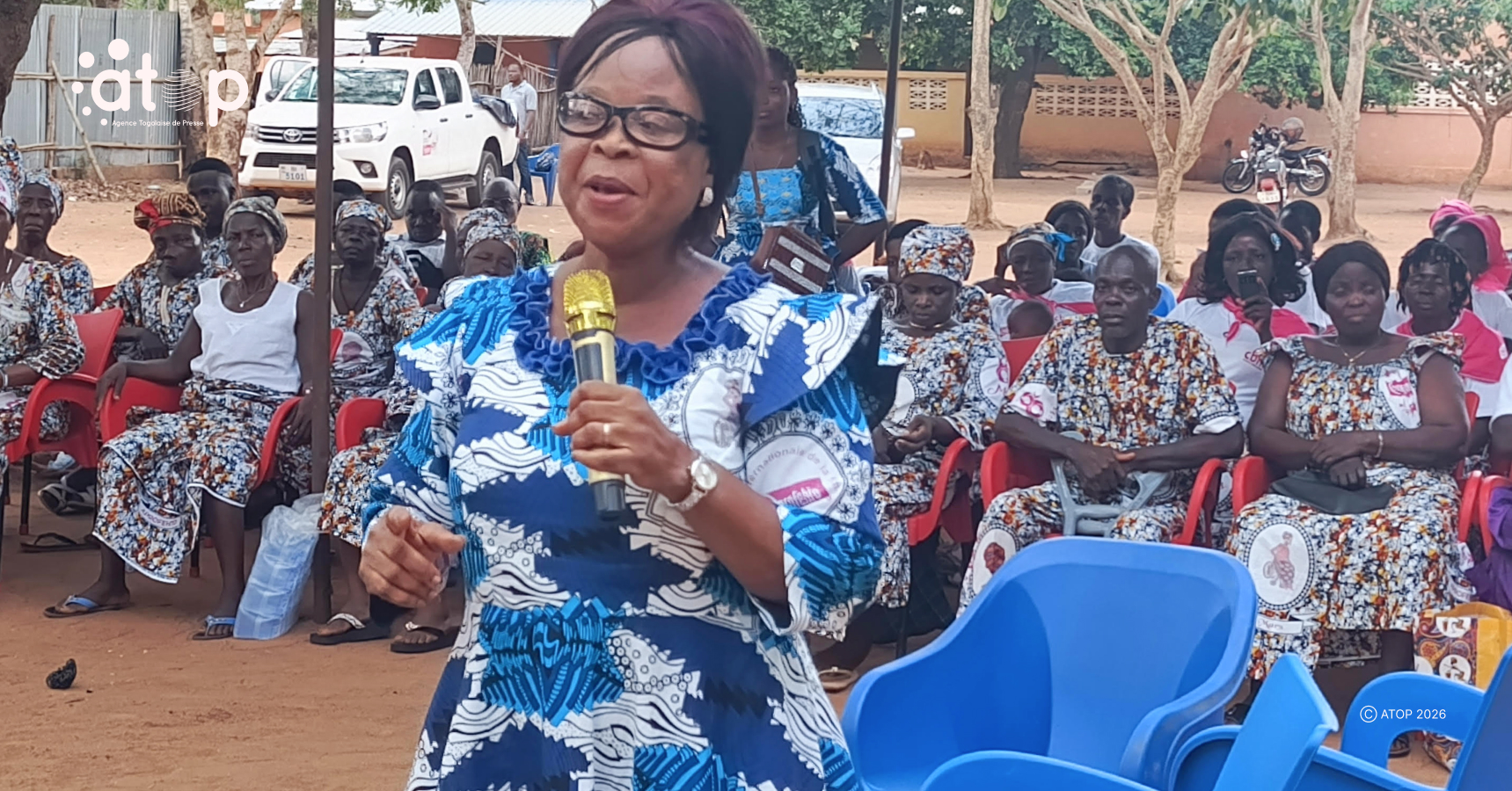 Bas-Mono/Journée internationale des droits de la femme : Des femmes et filles handicapées édifiées sur leurs droits et l’inclusion sociale 1 19 Mme Immaculee Adokou presentant le theme