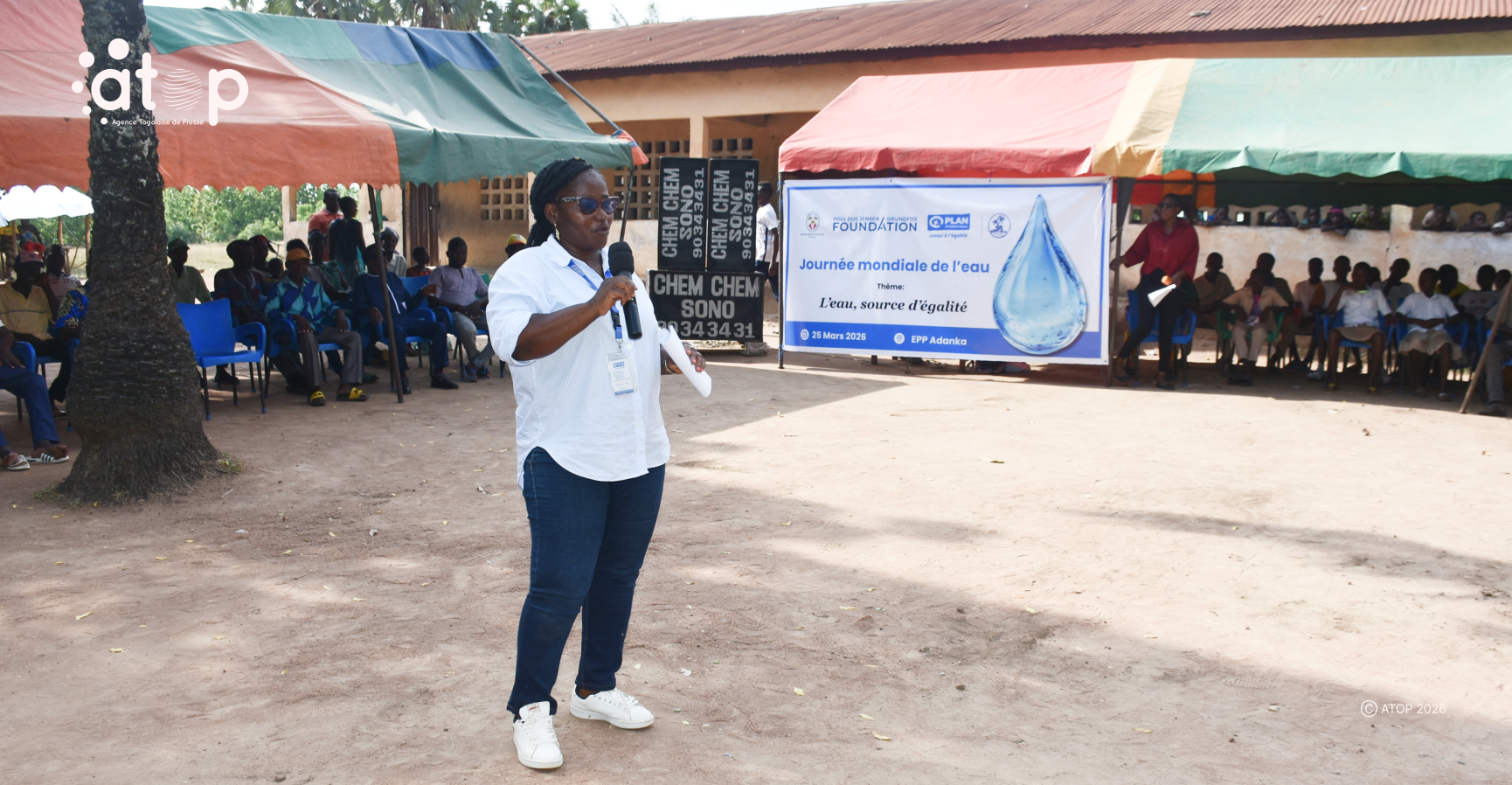 4 Mme Nimnora Gisele specilise WASH et genre entrenant lassistance sur limportance de leau