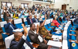 Assemblée nationale /1ère session extraordinaire de l’année 2026 : Les députés adoptent deux projets de lois relatifs à la microfinance et au faux-monnayage 2 Les deputes lors du vote