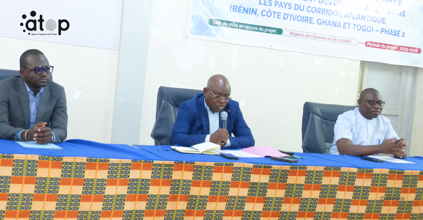 Kozah : des jeunes leaders formés à la lutte contre la désinformation et à la promotion de la paix 1 12 Le prefet prononcant son mot douverture