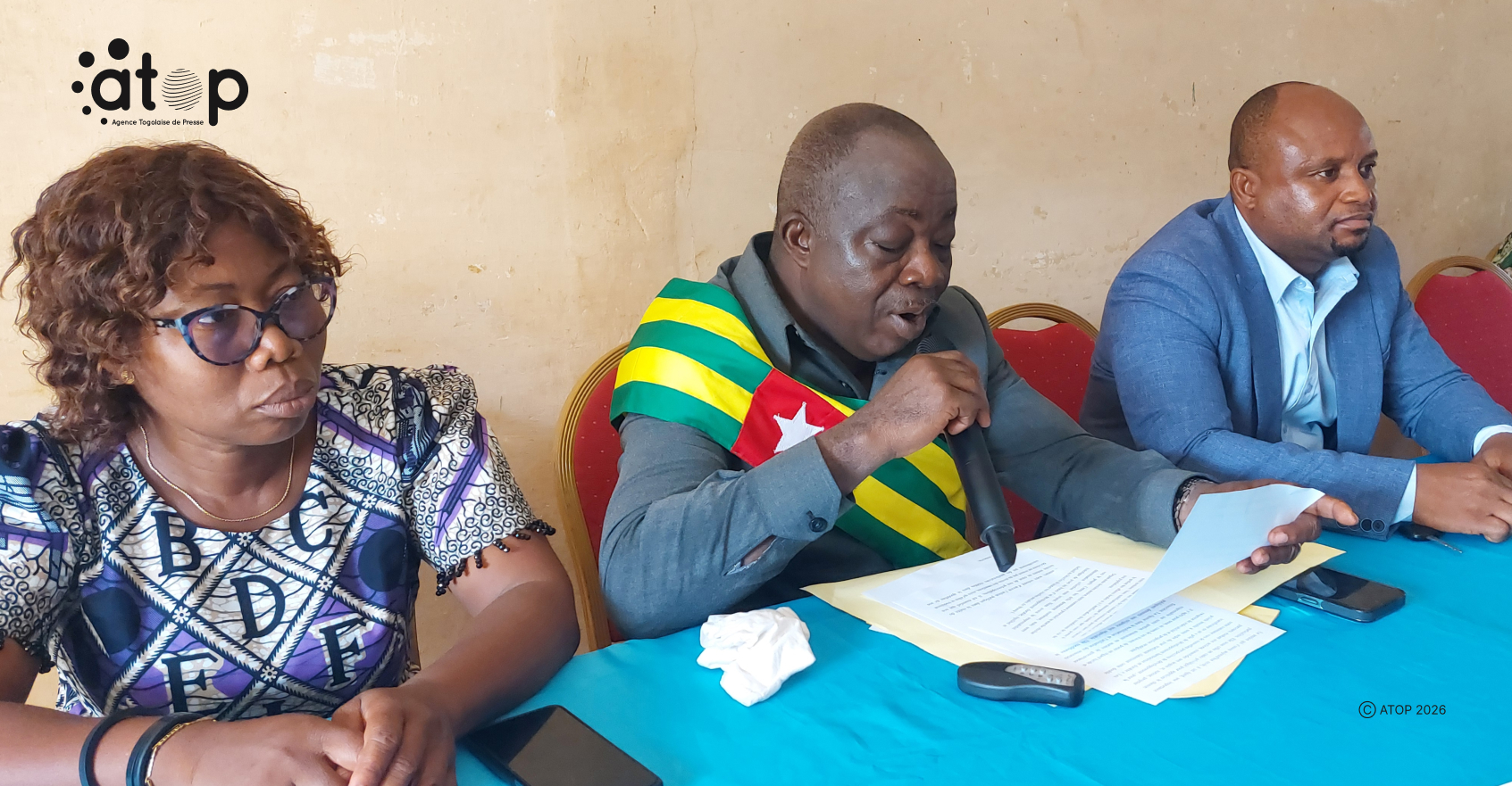 68 Le maire Tchamdja Bawubadi a louverture des travaux