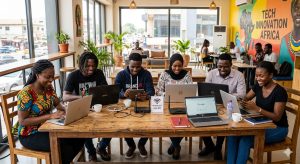 Des jeunes surfant sur internet photo internet