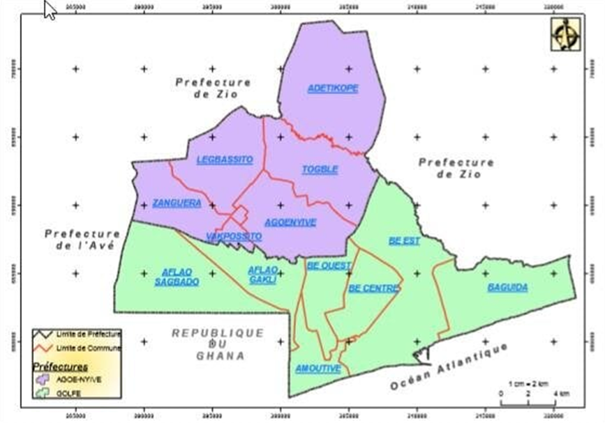 Carte postale : le district autonome du Grand Lomé et ses potentialités 1 Grand lome