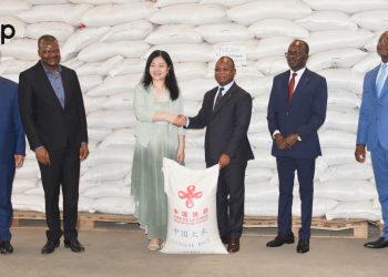 Coopération Chine -Togo:   2 525 tonnes de riz réceptionnées à Lomé