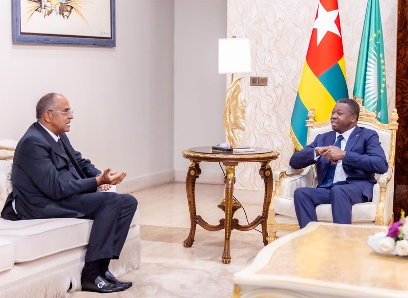 Togo Cote dIvoire Patrick Achi recu par le President du Conseil Faure Gnassingb