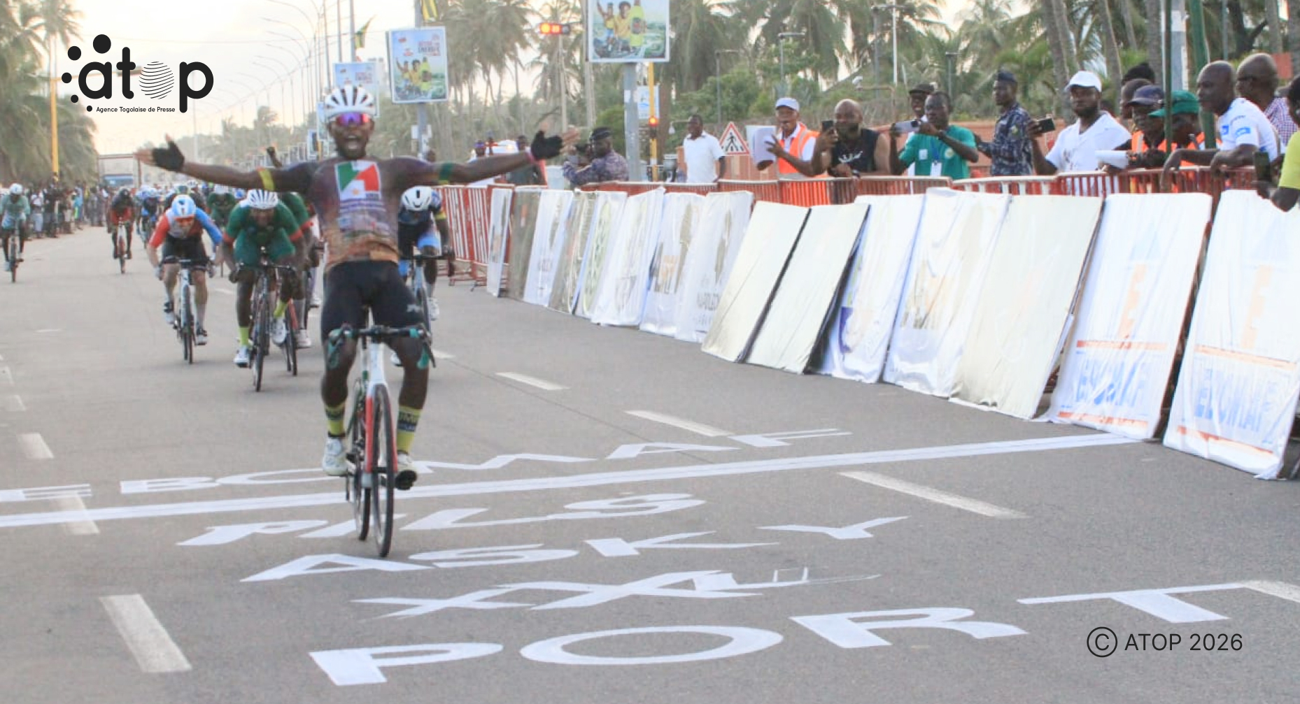 Le Camerounais vainqueur de la derniere etape
