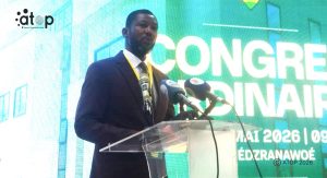 M. Agano lors de son discours douverture