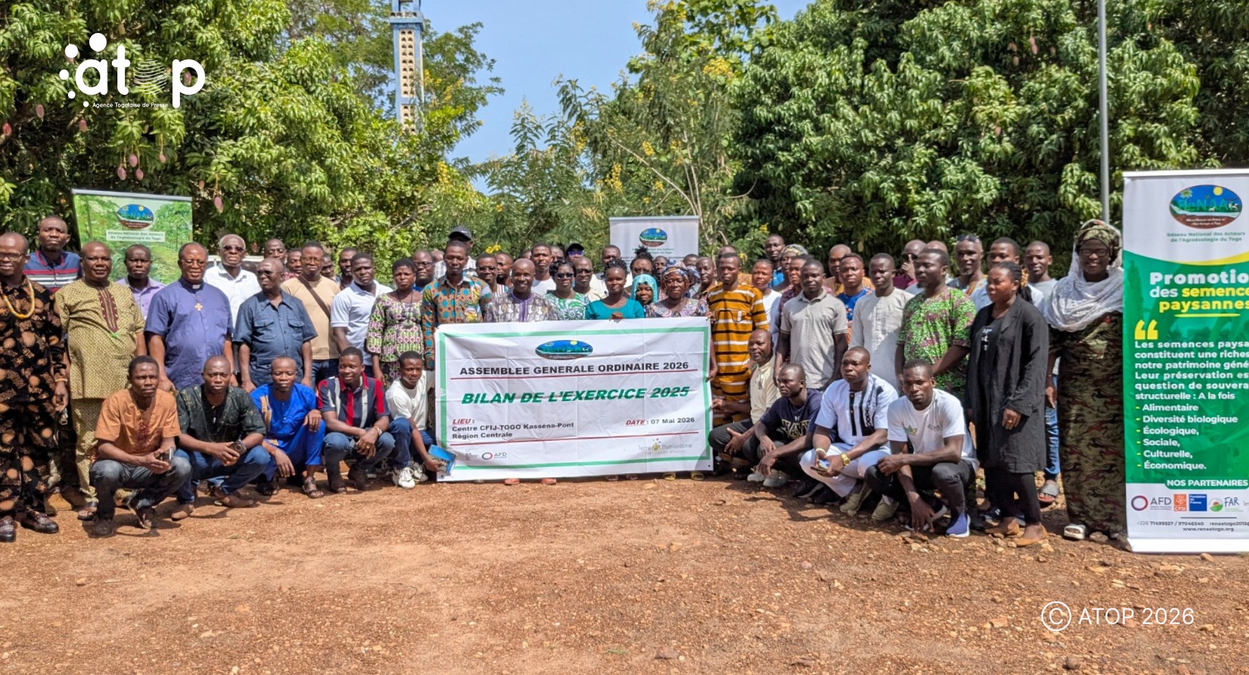 Agroécologie /assemblée générale ordinaire au titre de l'année 2025 : Le ReNAAT dresse le bilan de ses actions à Sokodé 1 Oliver 1 4