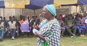 Tchamba/Journée de l’enfant africain : L’édition 2026 insiste sur l’accès à l’eau potable, l’hygiène et l’assainissement pour les enfants 2 9 Mme Boyode sensibilisant les populations
