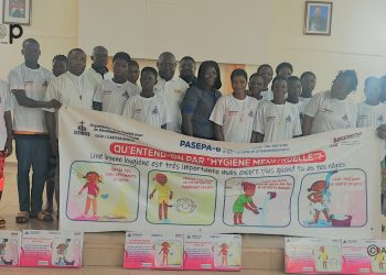 Des jeunes en formation sur l’hygiène menstruelle à Vogan