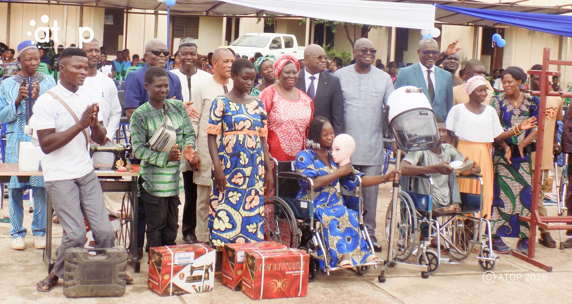 Insertion socioprofessionnelle : des kits d’installation à des personnes handicapées de la Kozah 1 Oliver 12 5