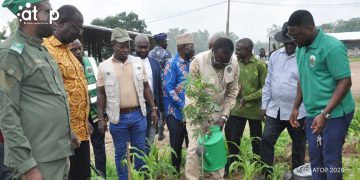Kozah/ Plus de 500 plants mis en terre sur le site du futur siège du Conseil régional de la Kara