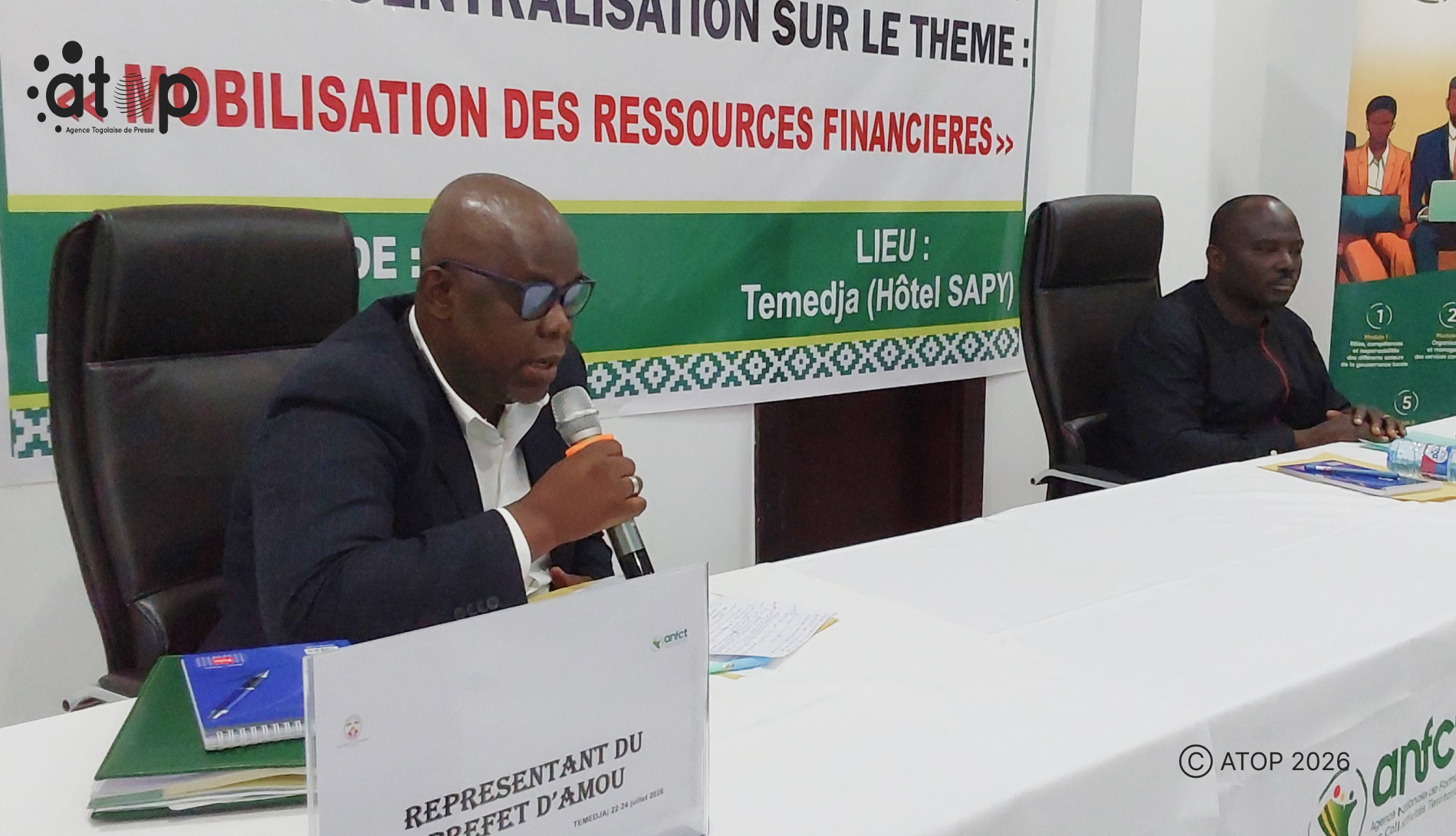 18 Le secretaire general de la prefecture de lAmou Abaglo Ayite ouvrant les travaux
