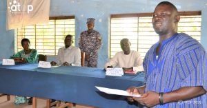 24 Le nouveau president de la CPM Keran Wotouh Samon lors de son mot de gratitude