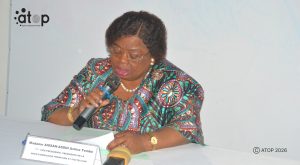 Mme Aissah Assih lors de son discours douverture