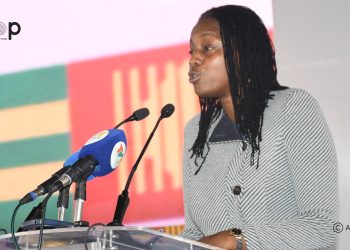 Mme Assih lors de son allocution