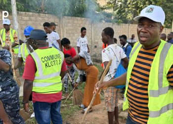 Kloto : Les populations de Kloto 1 et 3 mobilisées pour l’opération de salubrité « Togo Propre »