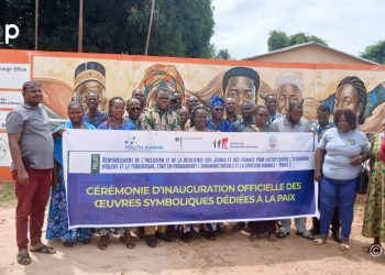 Yoto : Une fresque murale dédiée à la paix inaugurée à Gboto Vodoupé