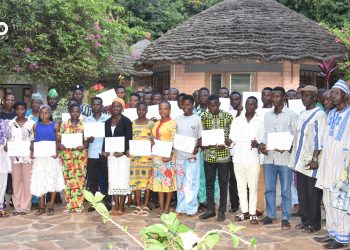 Doufelgou: Des jeunes formés en agroécologie reçoivent leurs attestations