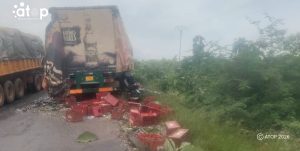 14 Vue du camion de la Brasserie du Benin