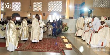 Kloto :  Mgr Amekuse Yawo Edmond prend possession du siège épiscopal de Kpalimé