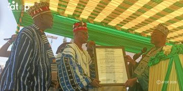 Chefferie traditionnelle : Nagnango Bouraima reçoit son décret le confirmant dans sa fonction de chef du canton de Cinkassé