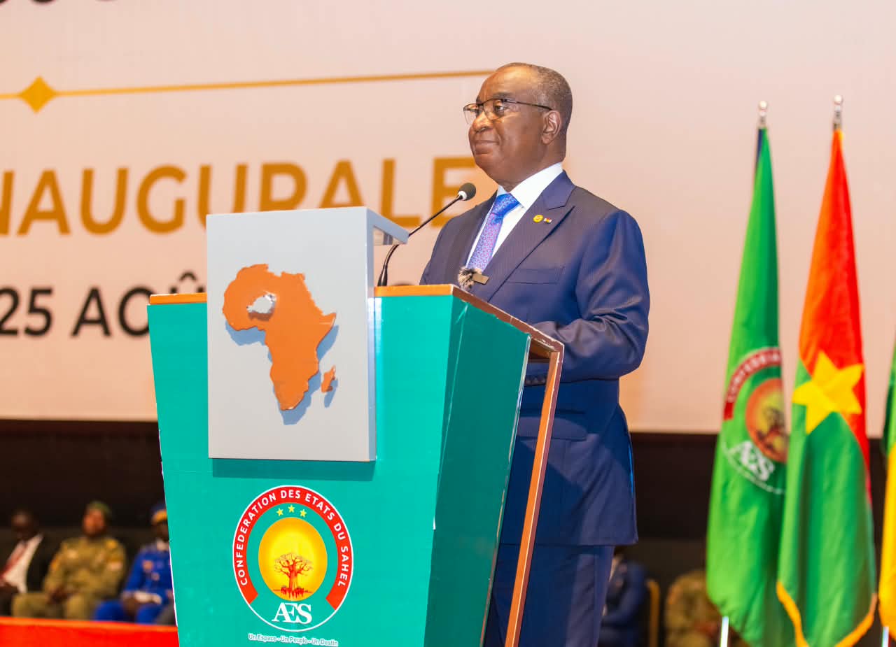 Le president Klassou lors de son allocution