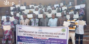 Tandjouaré : Des éleveurs de lapins outillés pour mieux produire et commercialiser