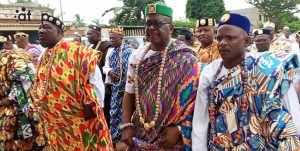 Procession des chefs traditionnels
