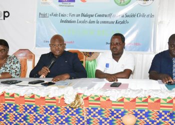 Kozah/Projet « voix unies » : Les acteurs dressent le bilan des activités à Awandjélo