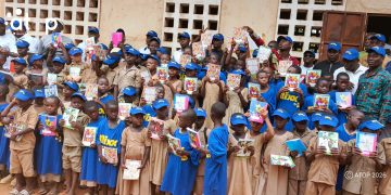 Bas-Mono : Des élèves de l’EPP Afagnagan bénéficient de fournitures scolaires