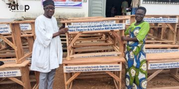 Tchaoudjo : L’AGDJ offre 120 tables-bancs à cinq établissements scolaires