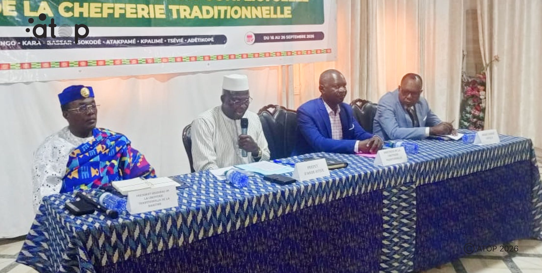 29 Le prefet dAgoe Nyive lors de son intervention