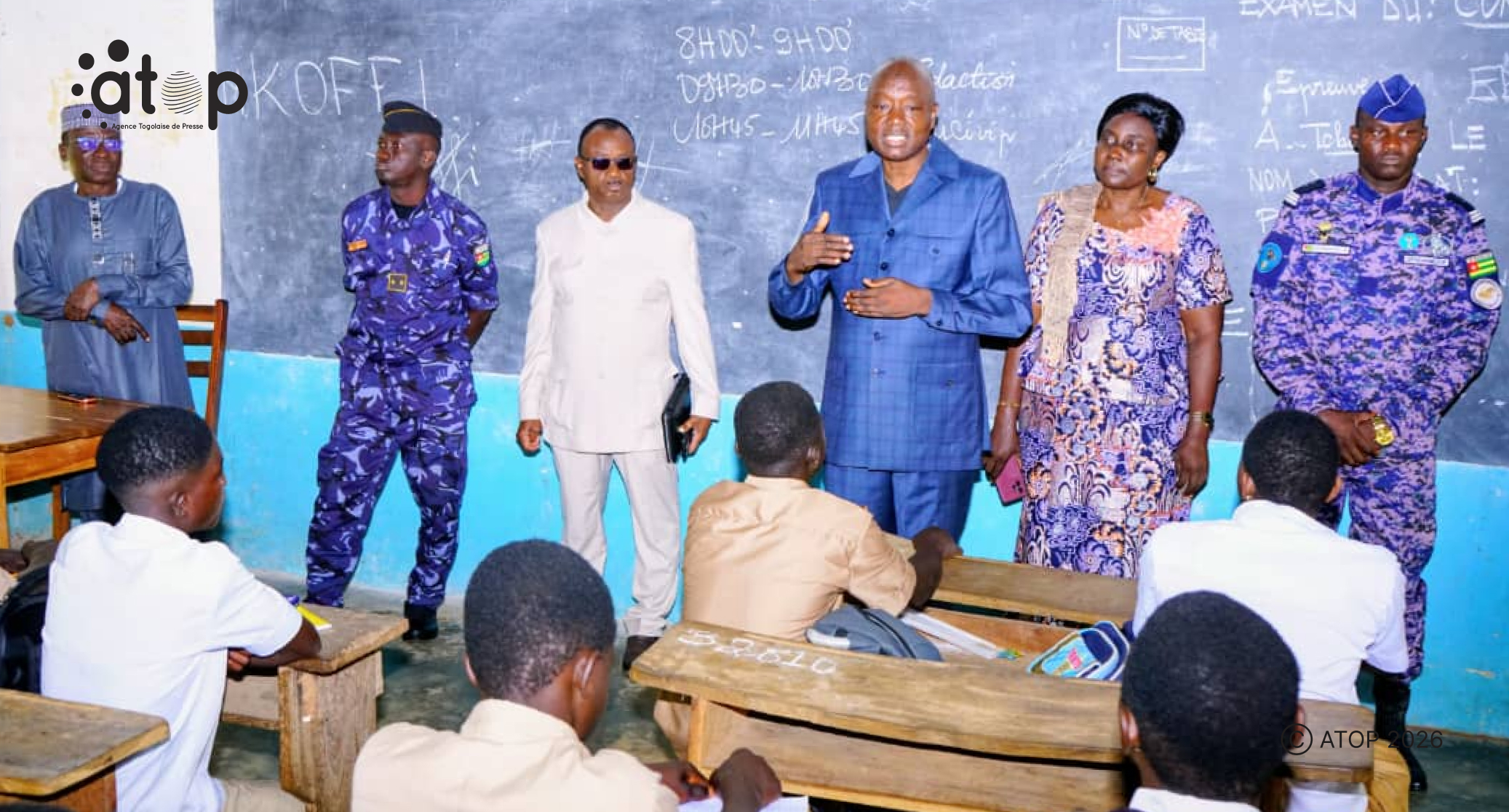 31 Des apprenants attentifs aux conseils du prefet Issaka