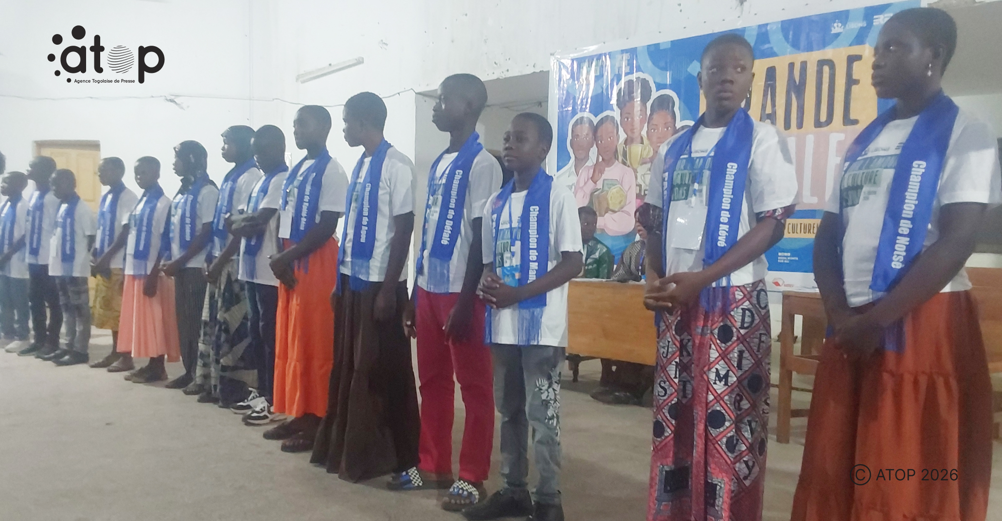Ogou/ Culture : Posia Elsie remporte la 5e édition du concours PAC-LISONS 1 40 Vue partielle des candidats