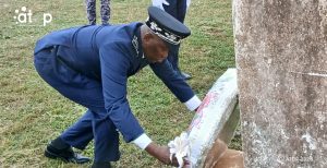 5 Depot de gerbe par le prefet Djossou Yoto